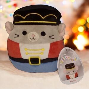 Squishmallows Murry Nutcracker Mouse Plush Holiday Christmas